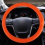 Crocodile Texture Universal Rubber Car Steering Wheel Cover Sets Four Seasons General (Orange)