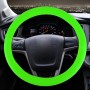 Crocodile Texture Universal Rubber Car Steering Wheel Cover Sets Four Seasons General (Light Green)