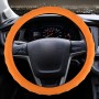 Искаженные линии текстура Универсальная резиновая рулевая крышка рулевого колеса устанавливает четыре сезона генерал (оранжевый)
