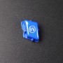 Wheel M Fashion Button Switch Trim Cover for BMW 3 series E90 E92 E93 M3 2007-2013(Blue)