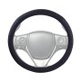 Universal Car Genuine Leather Embossing Steering Wheel Cover, Diameter: 38cm(Red)