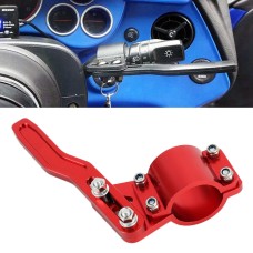 Car Signal Pole Steering Wheel Quick Dial Metal Rotating Rod Steering Signal Rod Extension (Red)