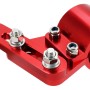 Car Signal Pole Steering Wheel Quick Dial Metal Rotating Rod Steering Signal Rod Extension (Red)