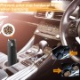 4 in 1 Universal Car Leopard Steering Wheel Cover + Keychain Cover