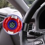 Car Universal Steering Wheel Spinner Knob Auxiliary Booster Aid Control Handle with Compass (Red)