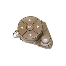 Car Multi-functional Steering Wheel Left Switch Button for Mercedes-Benz W204 / W212 / X204 2008-2015, Left and Right Drive Universal (Beige)