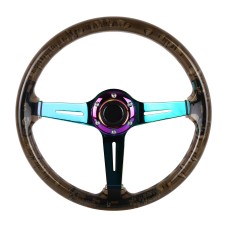 Car Universal Colorful Metal Crystal Anti-skid Steering Wheel Cover, Adaptation Steering Wheel Diameter: 38cm (Black)