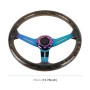 Car Universal Colorful Metal Crystal Anti-skid Steering Wheel Cover, Adaptation Steering Wheel Diameter: 38cm (Black)