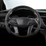 Car Universal Suede Steering Wheel Cover (Black)