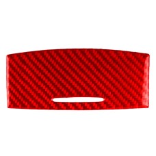 Car Carbon Fiber Gear Panel Ashtray Decorative Sticker for Infiniti Q50 2014-2020, Left and Right Drive (Red)