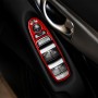 Car Carbon Fiber A Стильская стеклянная стеклянная панель декоративная наклейка для Infiniti Q50 2014-2020, правый привод (красный)