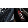 Car Carbon Fiber A Стильская стеклянная стеклянная панель декоративная наклейка для Infiniti Q50 2014-2020, правый привод (красный)