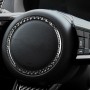 КАРКОВОЕ Угарное волокно логотип рулевого колеса декоративные наклейки для Jaguar F-Pace X761 XE X760 XF X260 XJ 2016-2020, левый и правый привод Universal