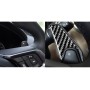 2 PCS Car Carbon Fiber Steering Wheel Paddle Decorative Stickers for Jaguar F-PACE X761 XE X760 XF X260 2016-2020, Left and Right Drive Universal