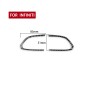 Кнопки рулевого колеса Car Углеродного волокна декоративная наклейка для Infiniti Q50 2014-2020 / Q60 / QX60 (черный)
