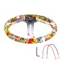 35cm Car Racing Graffiti ABS Steering Wheel(Style 3)