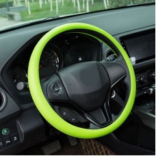 Silicone Rubber Car Steering Wheel Cover, Outside Diameter: 36cm(Green)