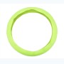 Силиконовая резиновая рулевая крышка рулевого колеса, наружный диаметр: 36 см (зеленый)