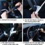 Car Adjustable Telescopic U Shape Steering Wheel Lock Anti-theft