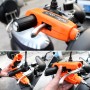 Motorcycle Electric Car Aluminum AlloyThrottle Anti-theft Brake Lock(Orange)