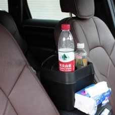 SHUNWEI SD-1605 Multifunction 3 in 1 Car Cup Holder Drink Bottle Can Garbage Can Portable Vehicle Trash Can Bin Rubbish Bin Organizer(Black)