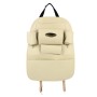 Auto Car Seat Back Organizer Car Seat Hanging Bag Storage for Drinks Umbrellas and Napkin Bags (Khaki)