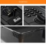 ADB-928 Portable Multi-functional Electronic Safe Storage Steel Plate Keyword + Rotation Button Box with Emergency Key