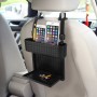 2 PCS Car Seat Crevice Storage Box Cup Drink Holder Gap Pocket Stowing Tidying for Phone Pad Card Coin Case with Hooks(Black)