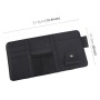 Universal Car Sun Visor Board Paper Tissue Box CD Storage Case Holder Card Bag Organizer (Black)