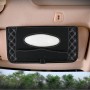 Universal Folding CD Folder Car Facial Tissue Box 2 in 1 Fashion and Simple Paper Napkin Bag Car Sun Visor Auto CD Card Holder Tissue Napkin Box with Napkin