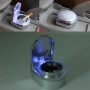Shunwei SD-1201 Mini Portable Car Ashtray Blue Led Light для сигареты на приборной панели (серебро)