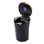 2 in 1 Universal Car Detachable Electronic Cigarette Lighter + Trash Rubbish Bin Ashtray (Gold)