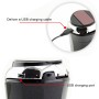 2 in 1 Universal Car Detachable Electronic Cigarette Lighter + Trash Rubbish Bin Ashtray (Blue)