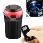 2 in 1 Universal Car Detachable Electronic Cigarette Lighter + Trash Rubbish Bin Ashtray (Red)