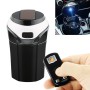 2 in 1 Universal Car Detachable Electronic Cigarette Lighter + Trash Rubbish Bin Ashtray (Silver)