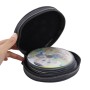 20 CD Disc Storage Case Leather Bag Heavy Duty CD/ DVD Wallet for Car, Home, Office and Travel(Dark Grey)