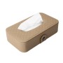 Универсальная автомобильная лицевая ткань держатель для коробки ткани мода и простая сумка для салфетки с салфеткой (хаки)