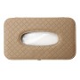 Универсальная автомобильная лицевая ткань держатель для коробки ткани мода и простая сумка для салфетки с салфеткой (хаки)