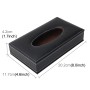 Universal Home Office Hotel Car Facial Tissue Box Case Holder Tissue Box Fashion and Simple Paper Napkin Bag (Not Include Napkin)(Black)