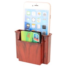 Portable Car Mobile Phone Card Storage Box (Red)