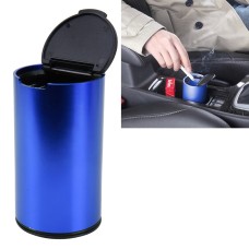 JG-036 Universal Portable Car Auto Auto нержавеющая сталь мусорная мусорная бункера для большинства держателей Car Cup (синий)