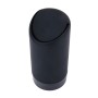 3R Universal Portable Car Auto Rubber Mini Trash Rubbish Bin Storage Can(Black)