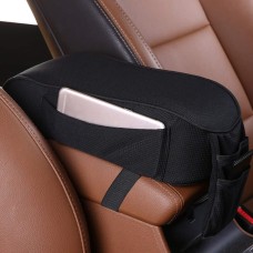 Universal Car Central Memory Foam Armrest Box Cushion Car Armrest Box Mat with Storage Bag (Black)