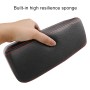 Universal Car PU Leather Wrapped Armrest Box Cushion Car Armrest Box Mat with Storage Box (Black Red)