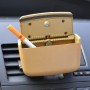 AT130BK Car Multi-functional Organizer Storage Box with LED Light (Beige)