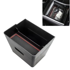 Car Double Layer Storage Box for Tesla Model 3 / Y before 2021(Red)