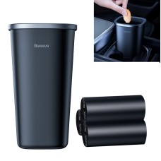 Baseus CRLJT-A01 PC Dust-free Vehicle-mounted Trash Can with 90 Garbage Bags, Capacity: 800ml(Black)