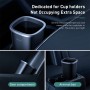 Baseus CRLJT-A01 PC Dust-free Vehicle-mounted Trash Can with 90 Garbage Bags, Capacity: 800ml(Black)