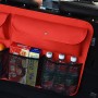 Universal Car Trunk Sundries Storage Bag Car Rear Seat Net Pocket Bag (Red)