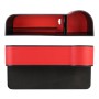 2 PCS Car Multi-functional Principal And Deputy Driver Seat Console Leather Box (Red)